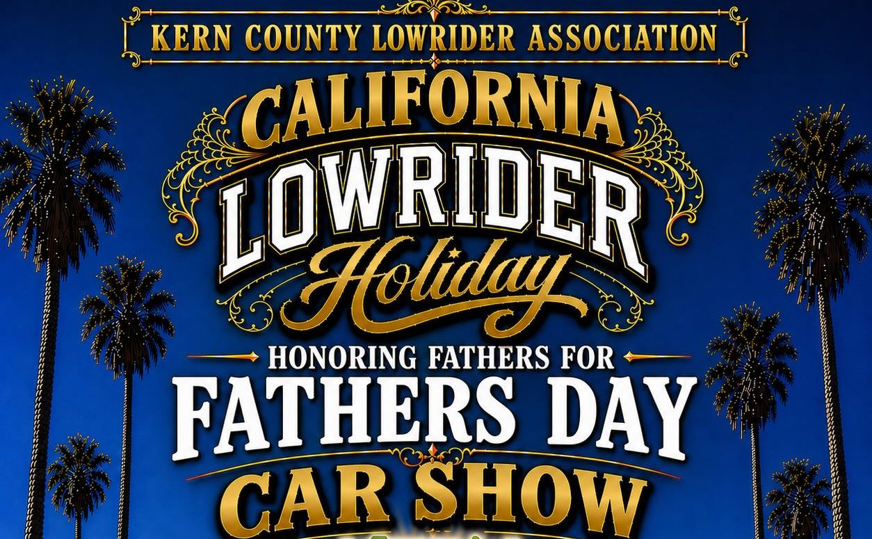 California Lowrider Father's Day Car Show partial flyer June 2026
